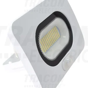 Tracon LED reflektor, RSMDLFM széria Fehér Mozgásérzékelővel 50W, 4000K, IP65, 220-240V AC, 4000lm, 110°, 3-10m, EEI=G RSM...