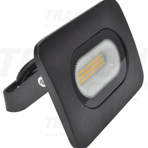 Tracon LED reflektor, RSMDL széria Fekete 20W, 3000K, IP65, 220-240V AC, 1500lm, EEI=G RSMDL20WW