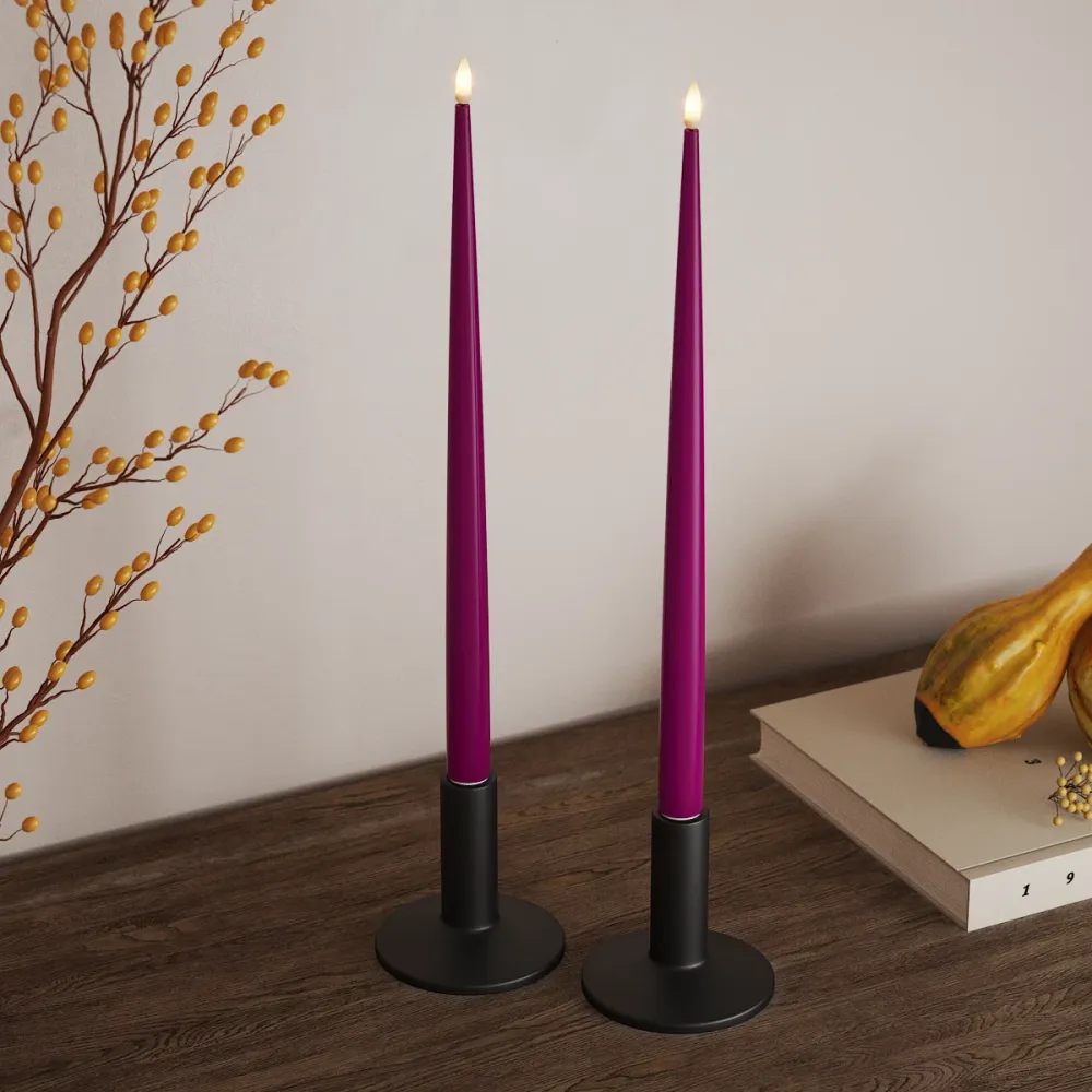 LED töltés fény hiányával, 2 db (38 cm) Ibolya