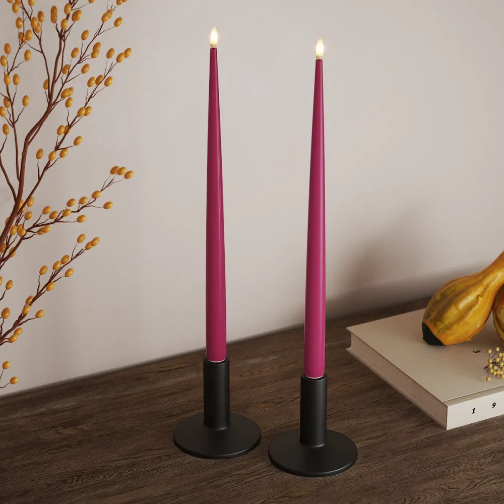 LED töltés fény hiányával, 2 db (38 cm) Magenta