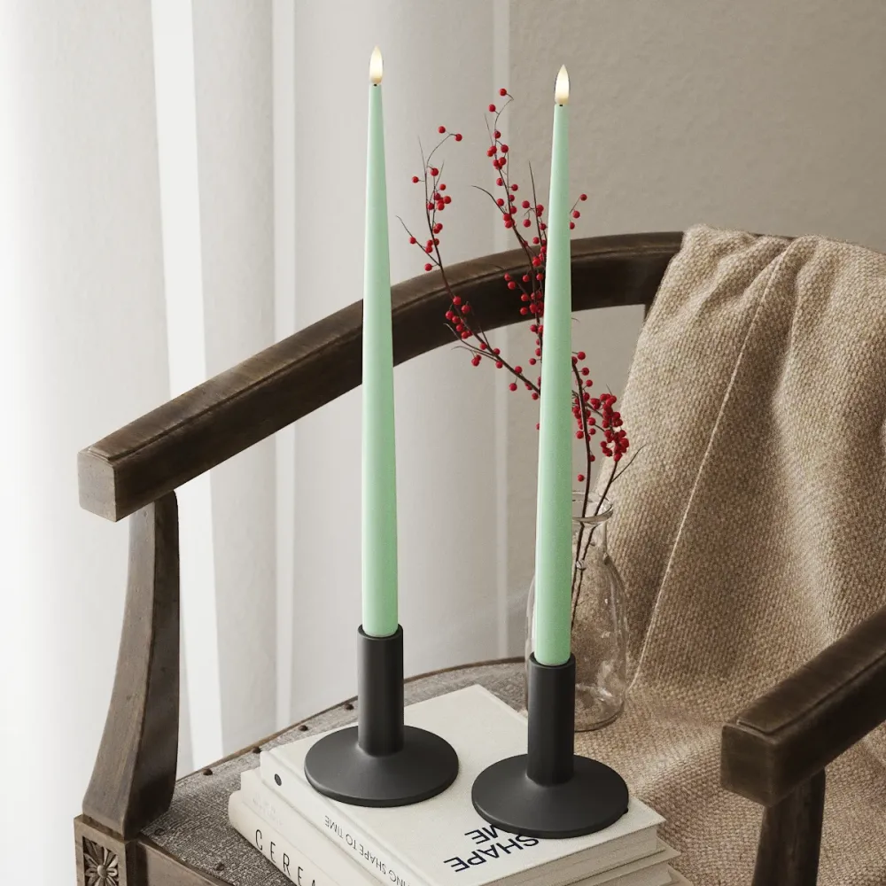 LED töltés fény hiányával, 2 db (38 cm) Menta