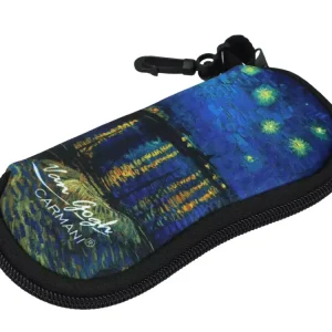 Textil bevonatú puha szemüvegtok Van Gogh Csillagos éj