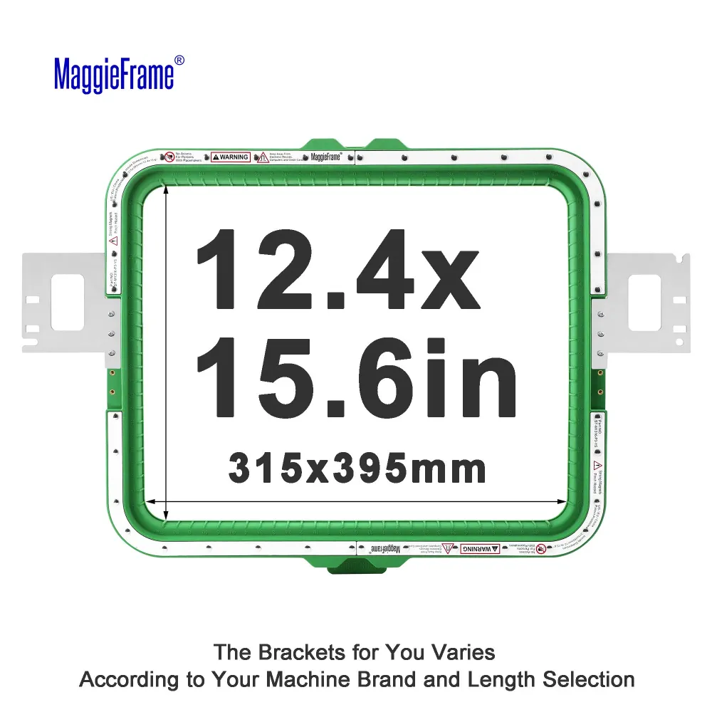 MaggieFrame mágneses hímzőráma 12.4″×15.6″ (315×395 mm) LEJIA hímzőgépekhez