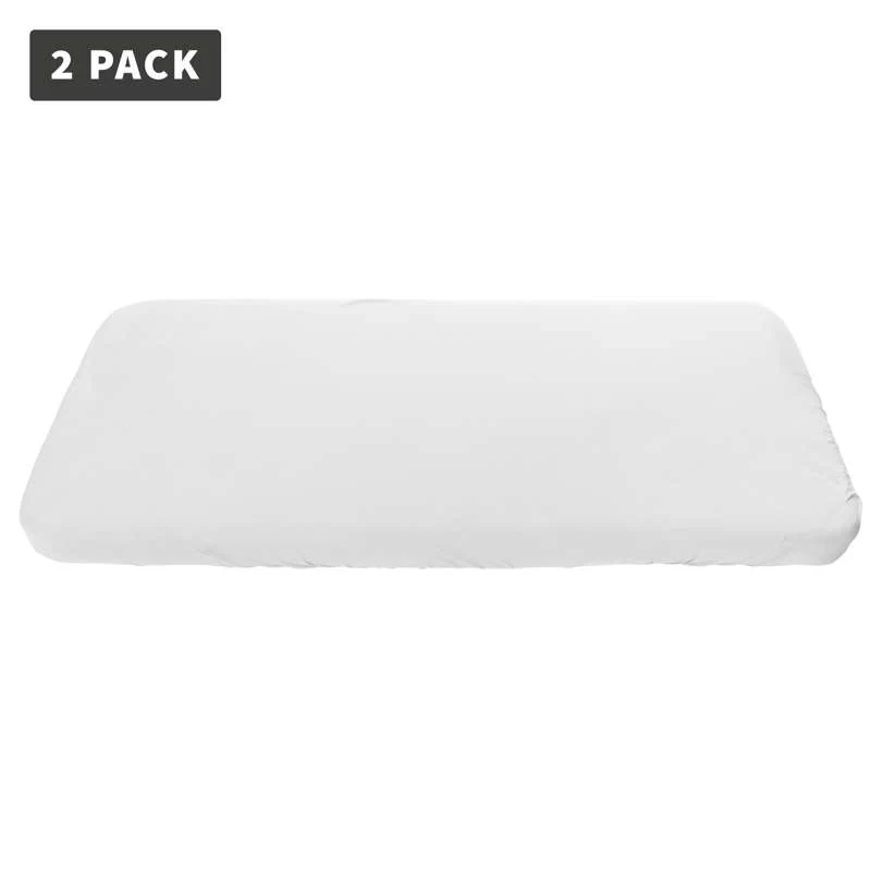 Sebra Jersey Lagen - 70x160 cm. - Junior - 2-db - Fehér