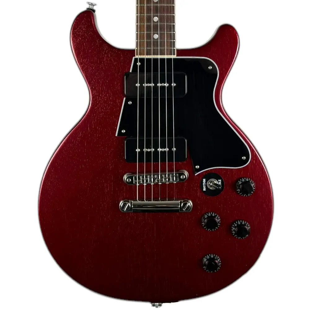 Gibson Les Paul Special DC Rick Beato Aláírás 2023 - Csillogó Bordó Szatén