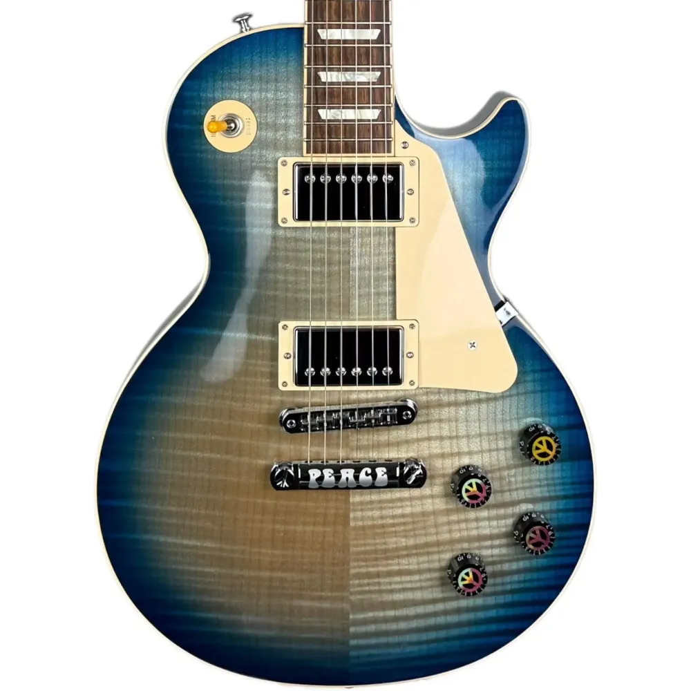 Gibson Les Paul Standard Peace 2014 - Nyugalom kék színátmenet