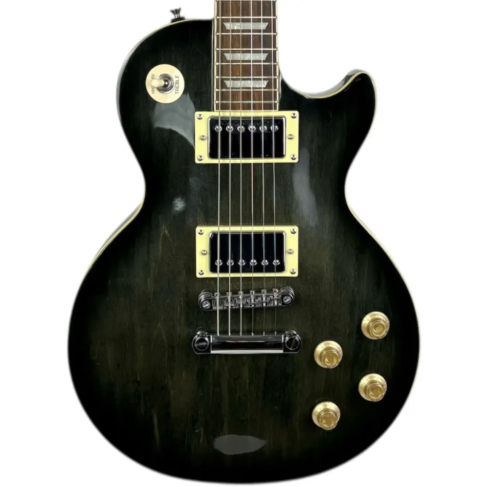 Epiphone Les Paul Tribute 2010 - Áttetsző Fekete