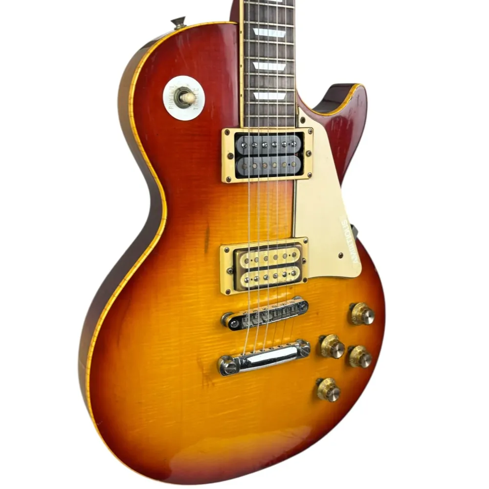 Greco Les Paul Bolt on H.K. 1970-es évek - Cseresznye Sunburst