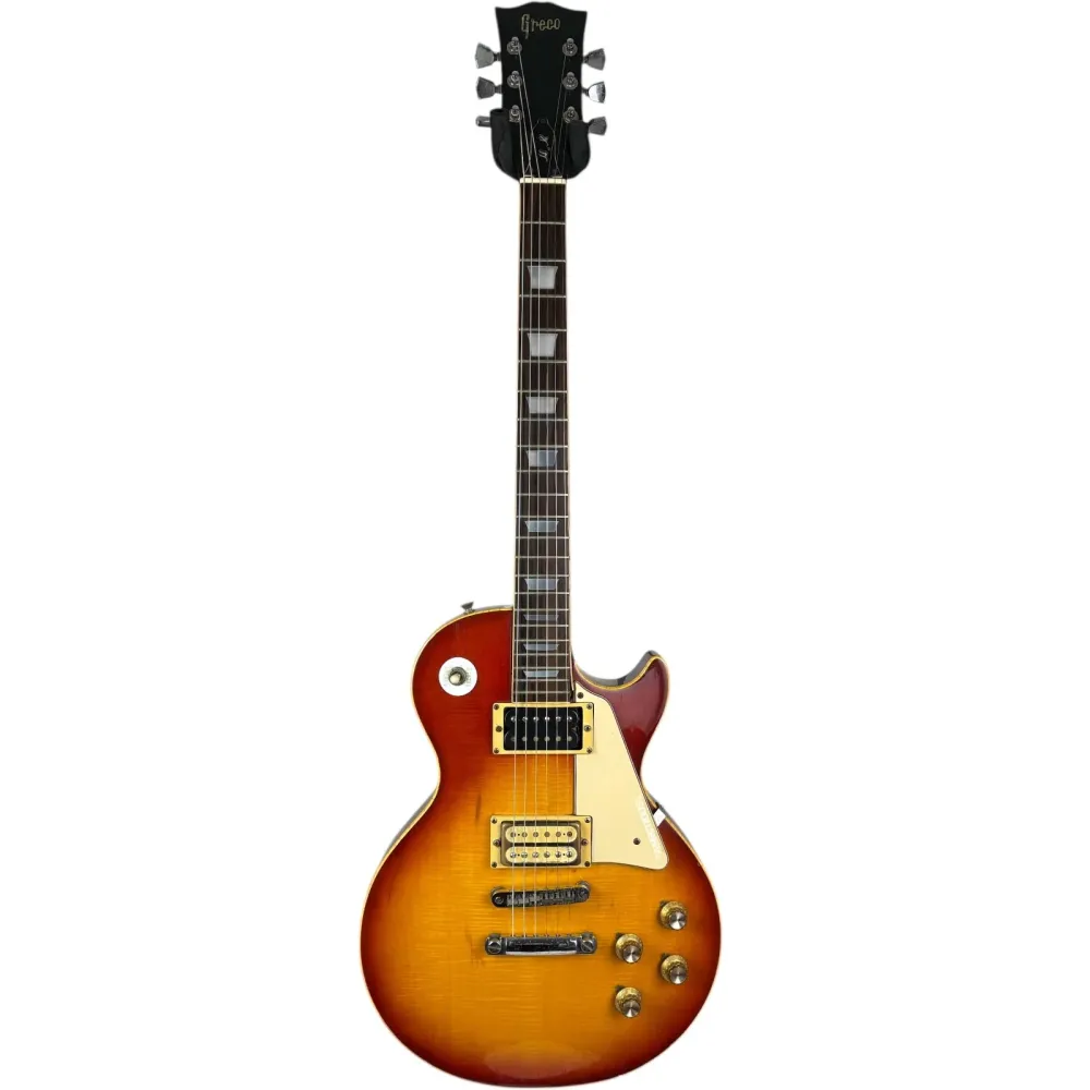 Greco Les Paul Bolt on H.K. 1970-es évek - Cseresznye Sunburst