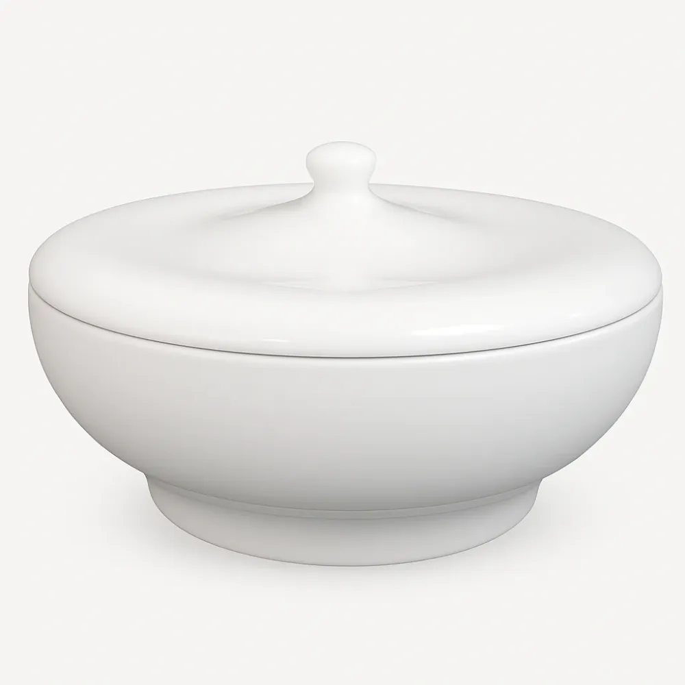 RAK fehér porcelán leveses tál 3,45 liter