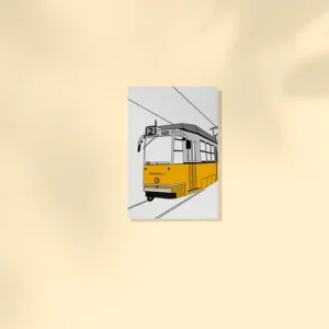 Sárga villamos mágnes