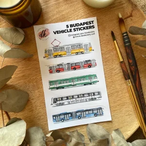 Budapesti járművek matricaív