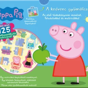 Peppa malac: kedvenc gyümölcsöm - Táskakönyv - Az első táskakönyvem mesével, feladatokkal és matricákkal