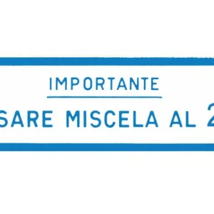 PIAGGIO Matrica motívummal Usare Miscela al 2%