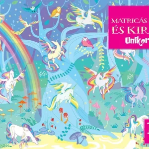 Unikornis - Matricás könyv és 100 darabos kirakó