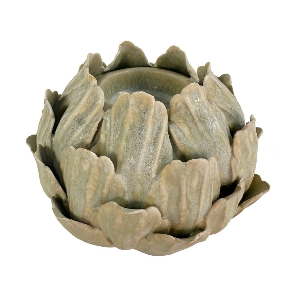 ARTICHOKE bézs kerámia articsóka mécsestartó Ø 13 cm