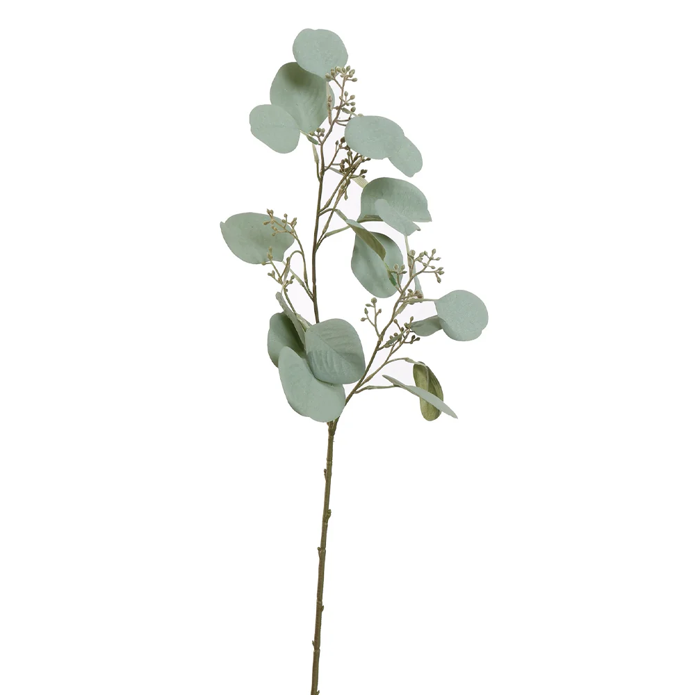 EUCALYPTUS zöld mű eukaliptusz ág 60 cm