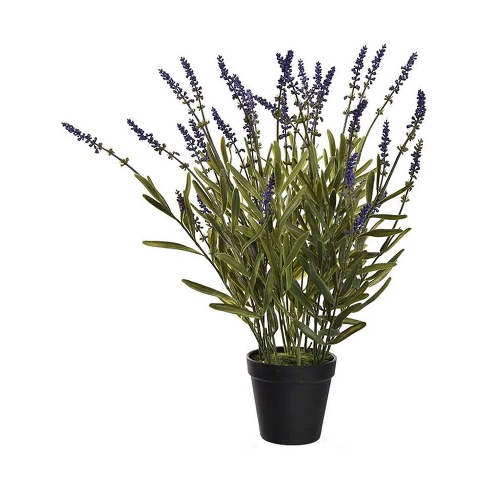 Cserepes mű levendula bokor 50 cm liláskék "Lavender"