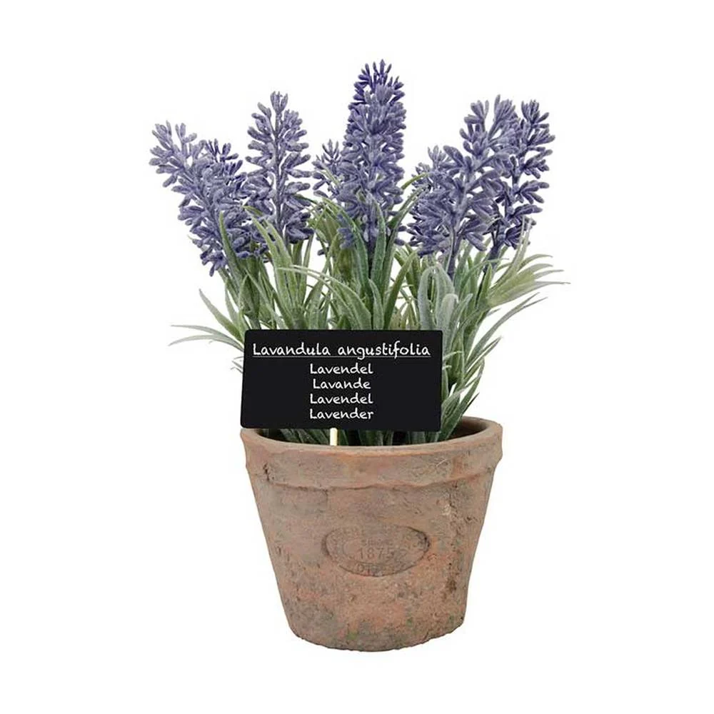 LAVENDER cserepes mű levendula bokor 22 cm