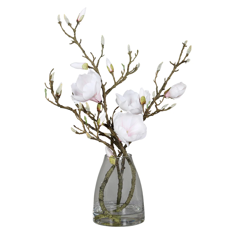 MAGNOLIA krémszínű mű magnólia kompozíció 50 cm