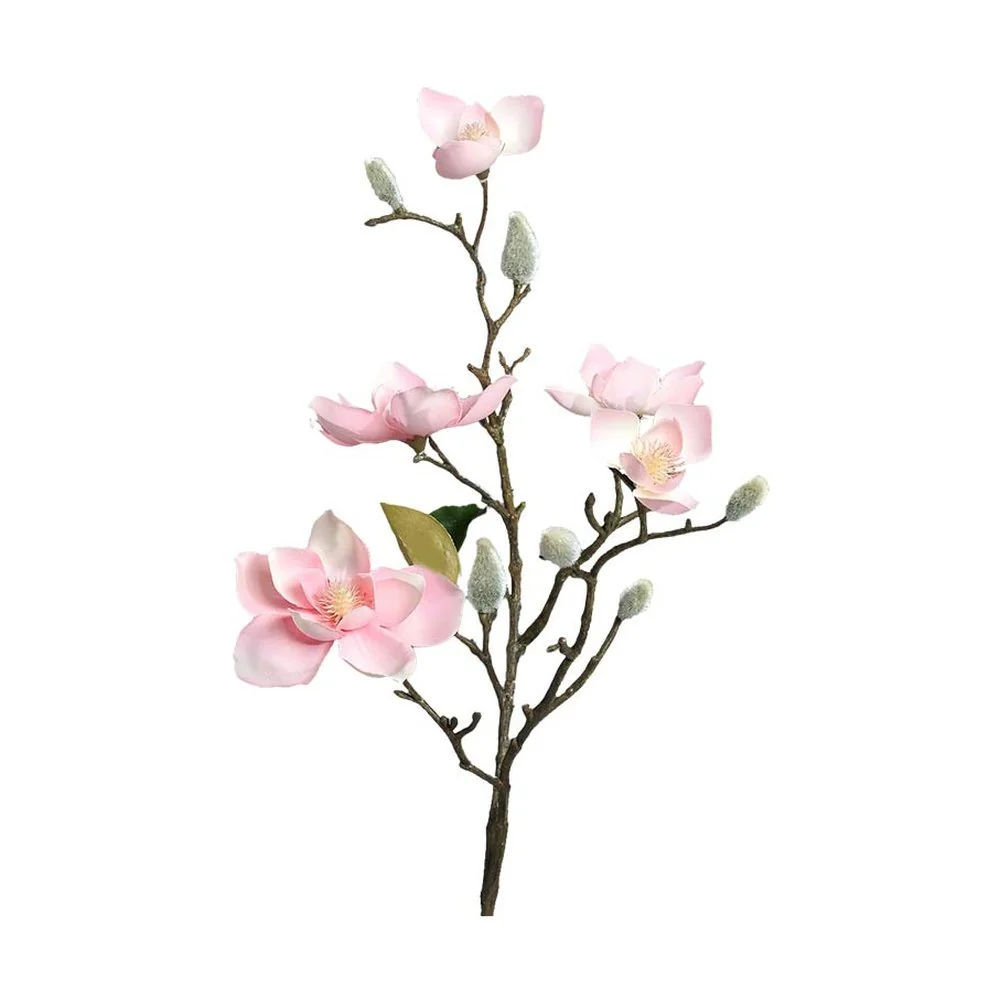 MAGNOLIA rózsaszín mű magnólia ág 64 cm