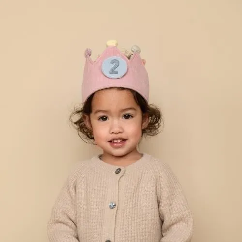 Little Dutch Gyerek születésnapi korona számokkal - Pink
