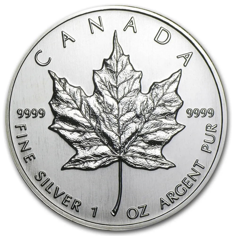 Uncirculated 1oz Kanada 5 dolláros Maple Leaf 1994 ezüst érme