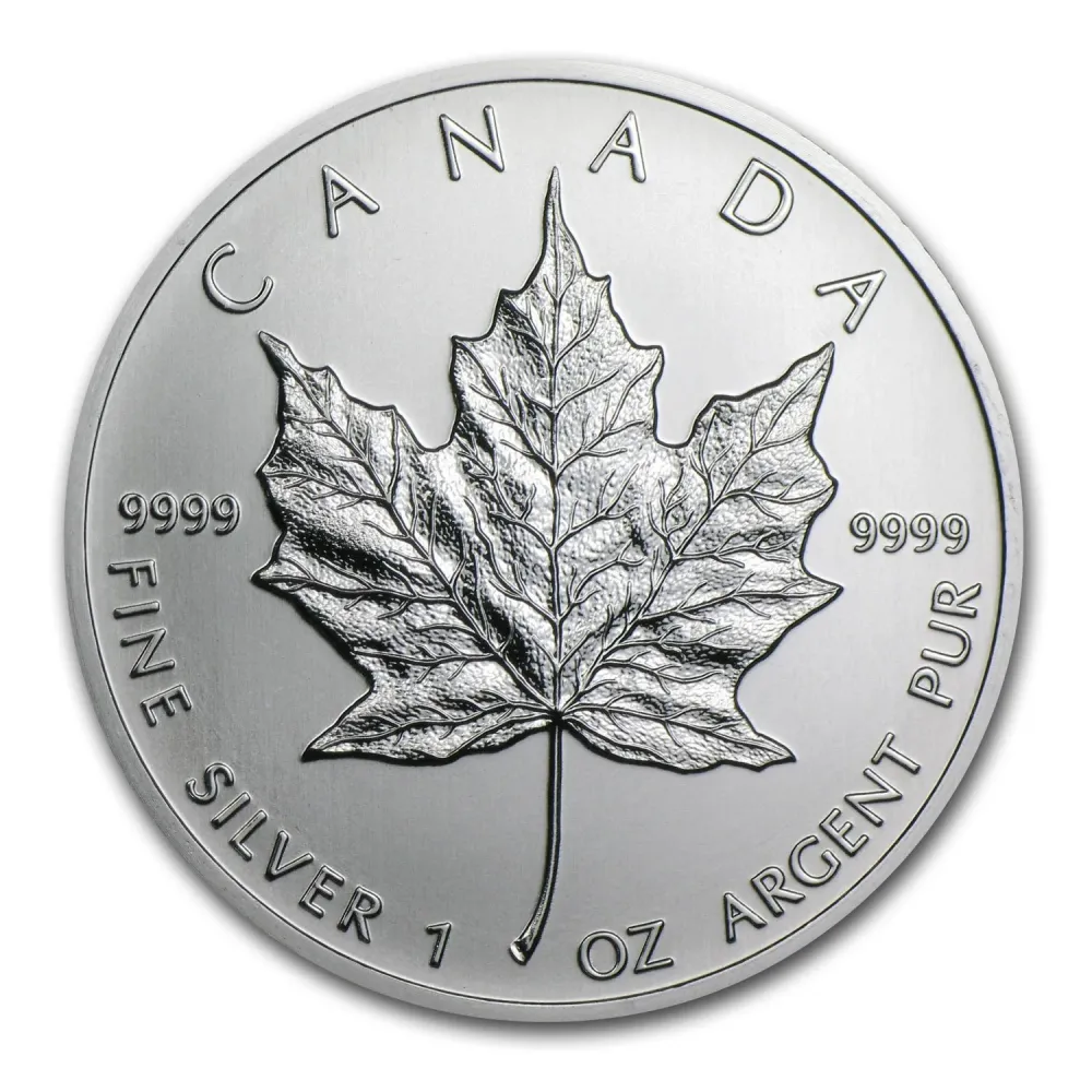 Uncirculated 1oz Kanada 5 dolláros Maple Leaf 2001 ezüst érme