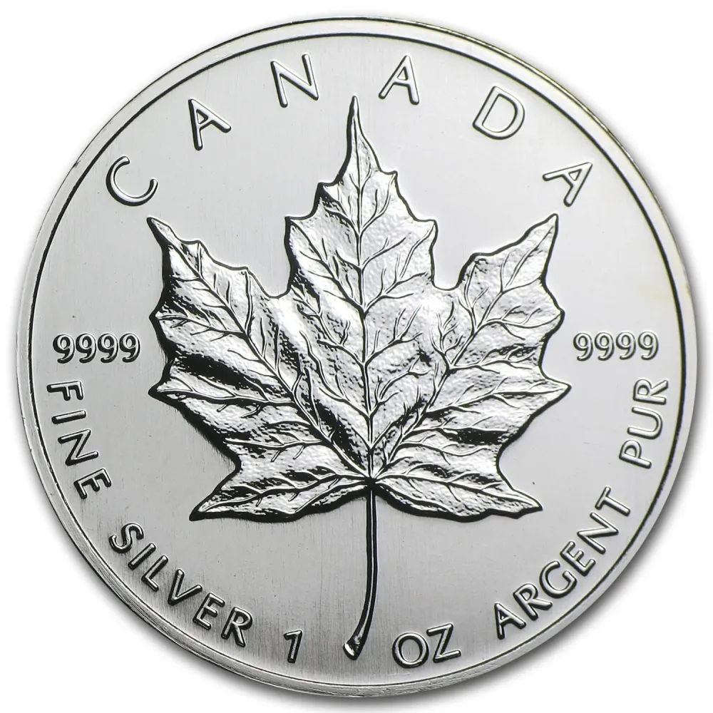 Uncirculated 1oz Kanada 5 dolláros Maple Leaf 2003 ezüst érme
