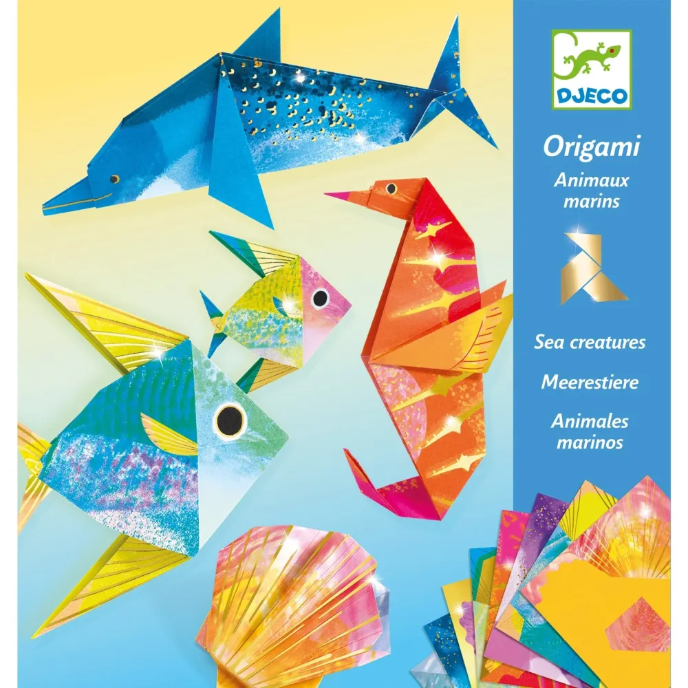 Djeco Creative Origami tengeri állatok készlet
