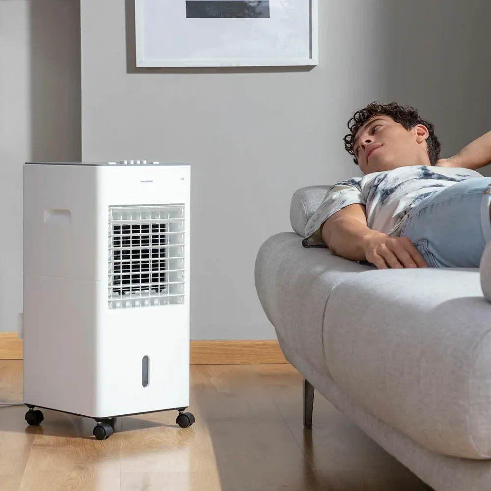 Hordozható Multifunkciós Párologtató Léghűtő 5 L 65 W