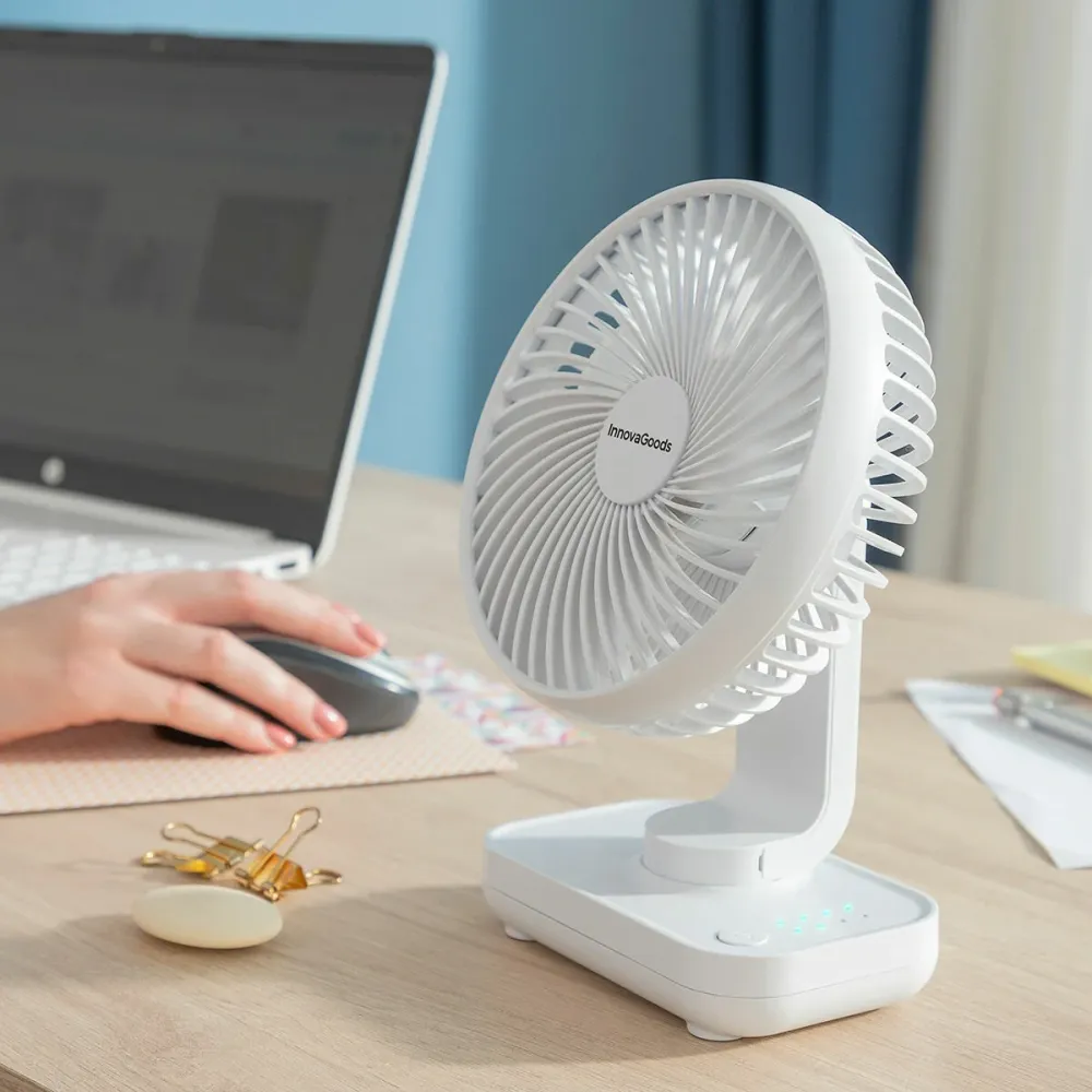 Újratölthető asztali ventilátor