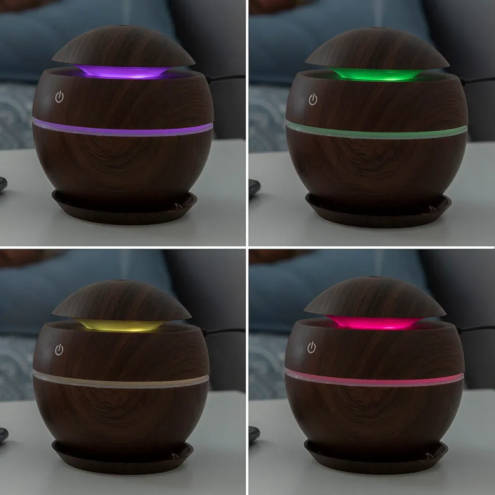 Mini párásító illatosító sötét