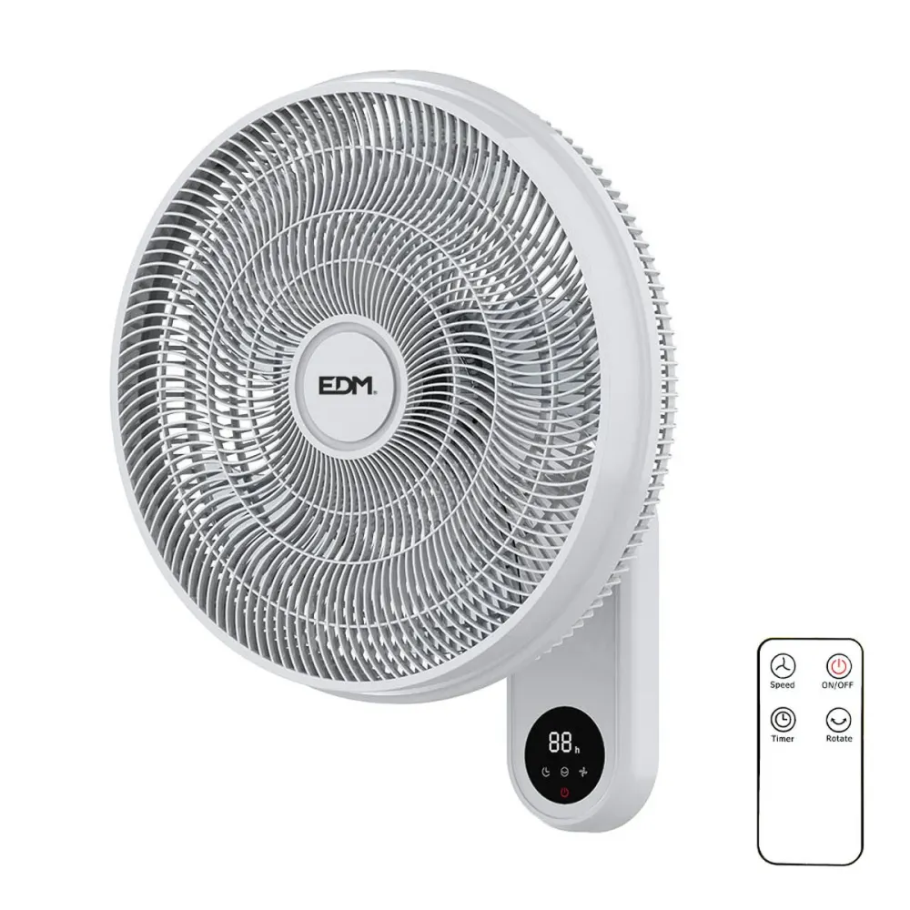 Ventilátoros fali EDM fehér 50 W