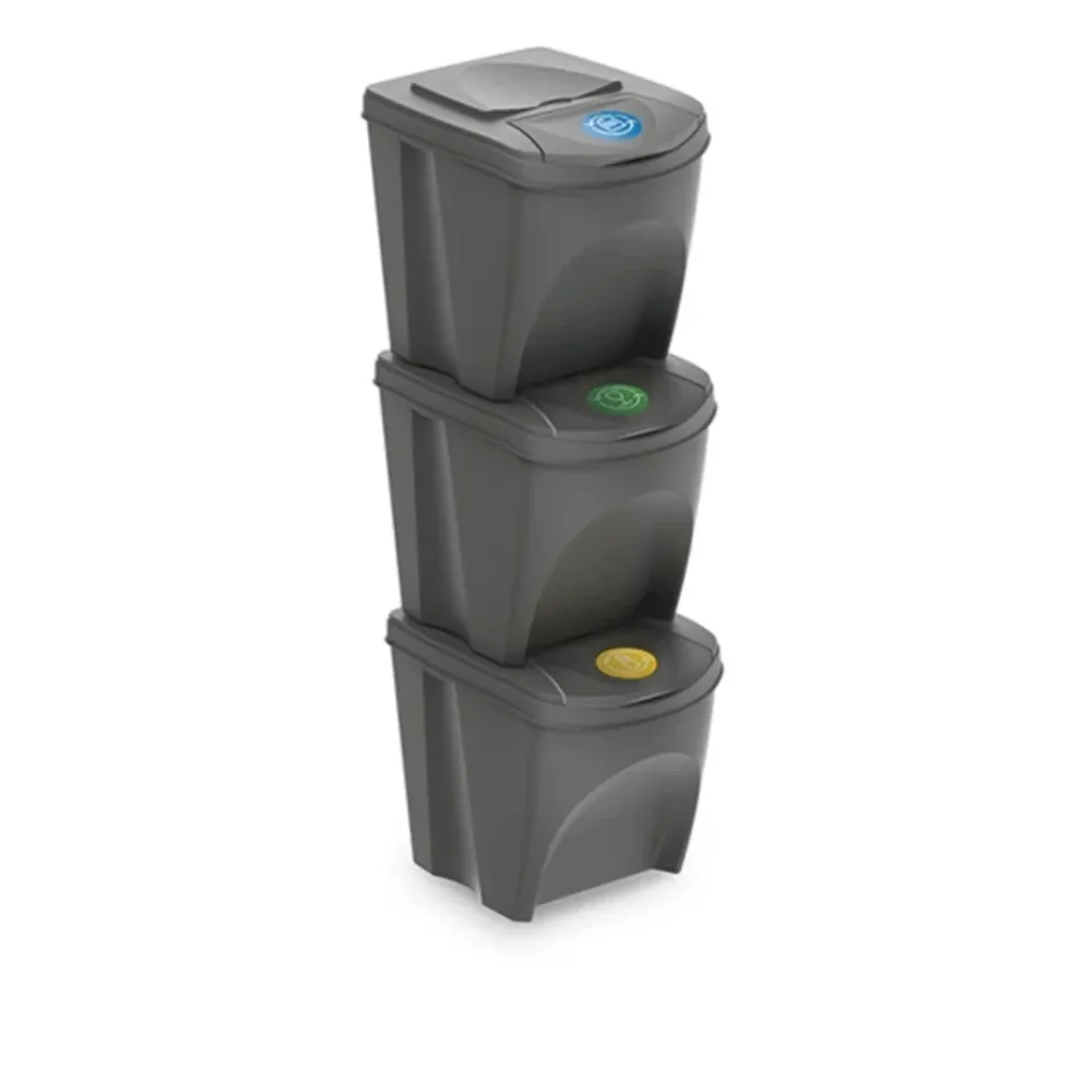 Sortibox Szelektív Kuka 3db
