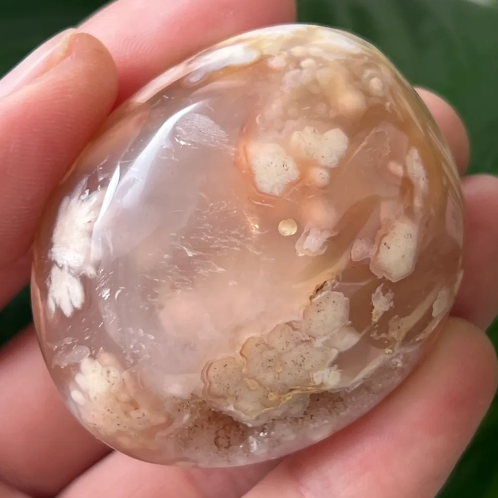 Palmstone vörös korallvirág achát m23