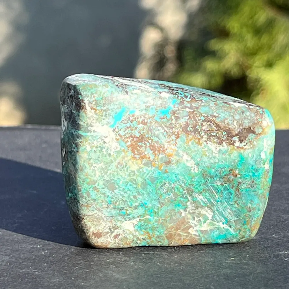 Shattuckite szabad forma/palmstone m10