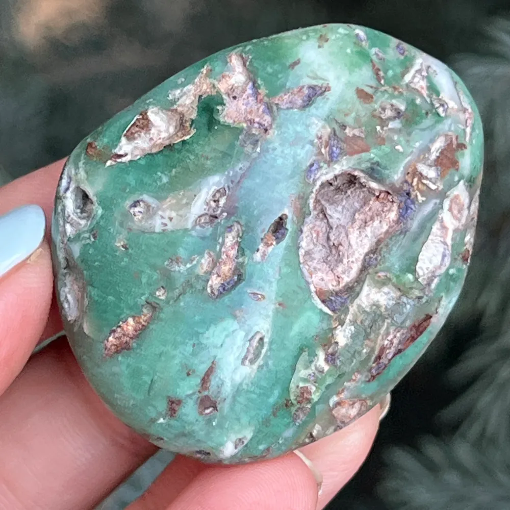 Smaragd Palmstone Chrysopris Model 6 Zimbabwéből