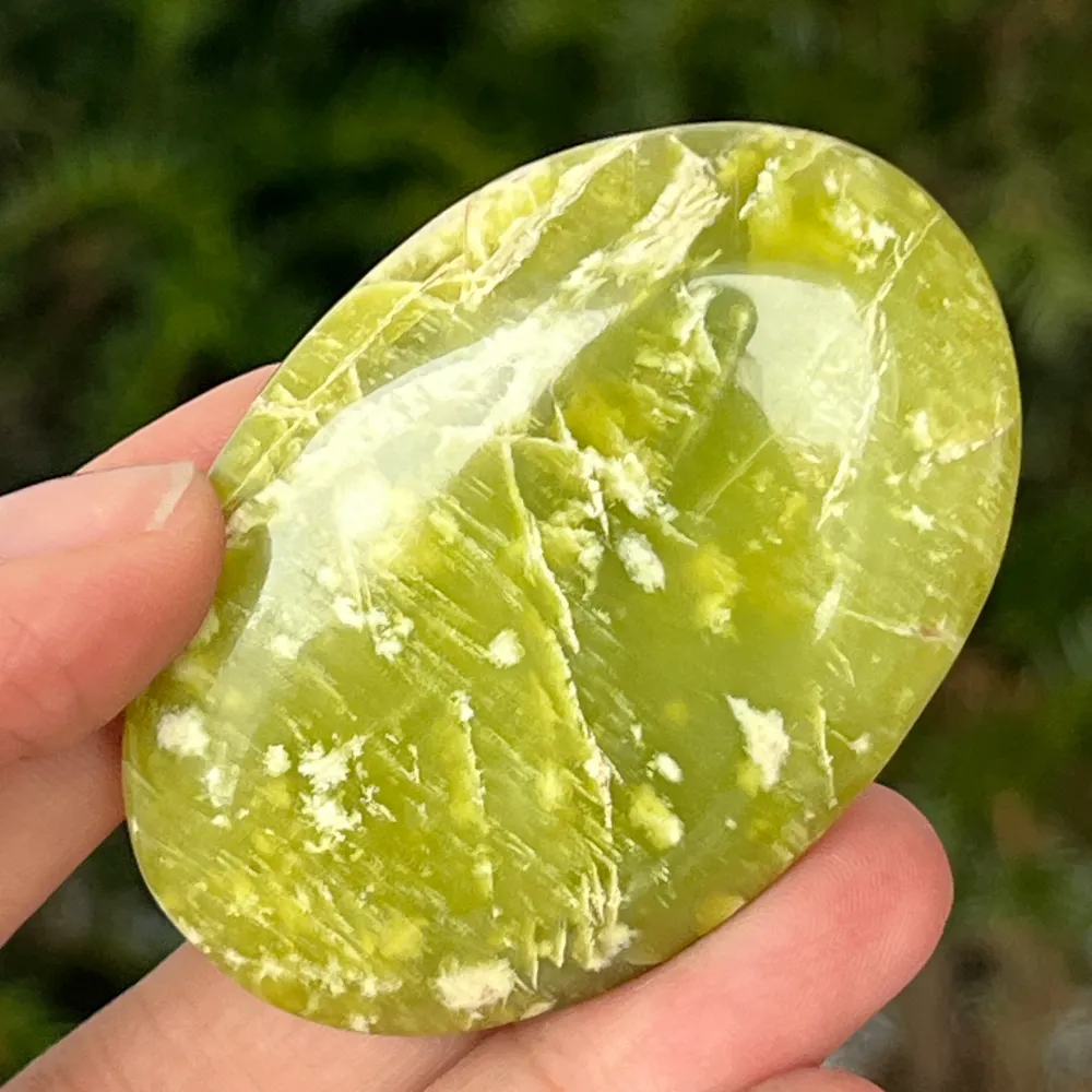 Yellow Serpentine Palmstone Pakisztán | 1. modell