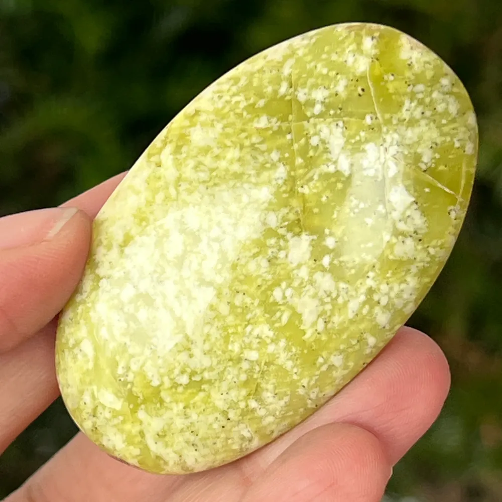 Yellow Serpentine Palmstone Pakisztán | 4. modell