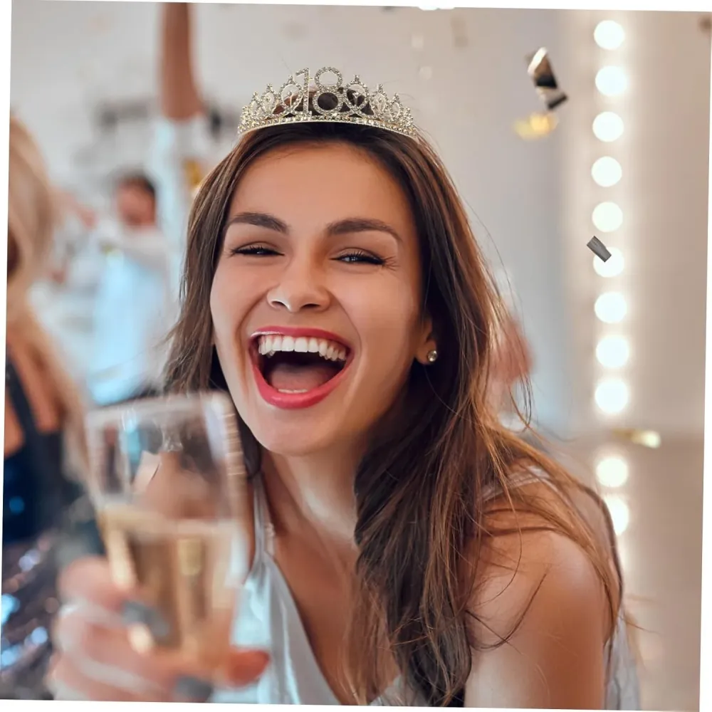 2 darabos arany korona és szalag szett 18Fabulous | Fabulous18 3