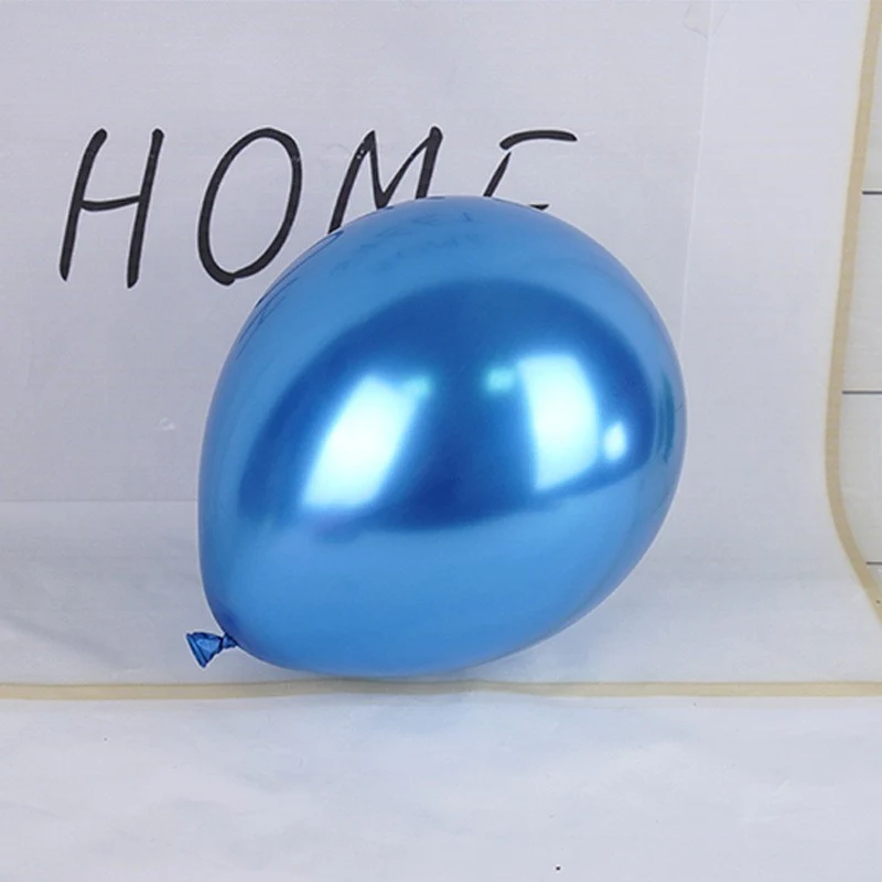 12 darabos króm latex lufi szett, Vivimall, 30 cm, sötétkék