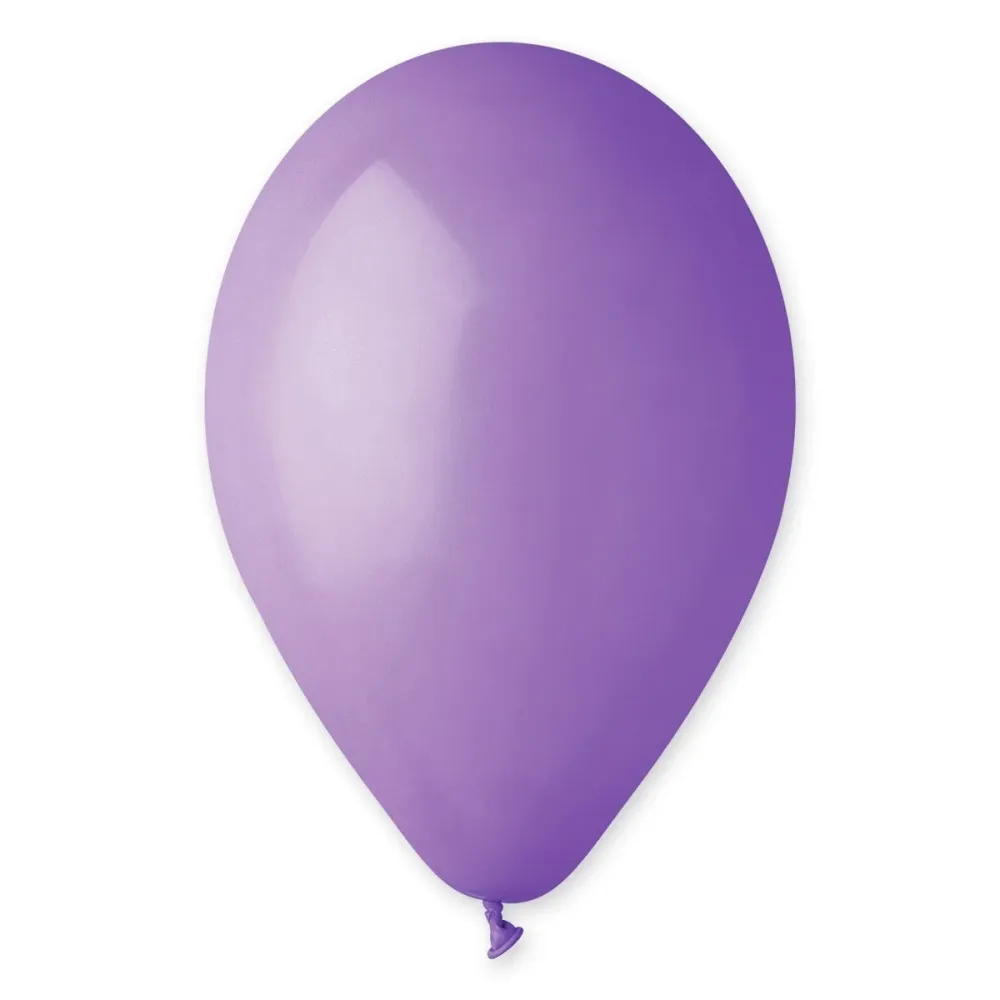 12 darabos lufi szett, Vivimall, standard latex, 25 cm, lila
