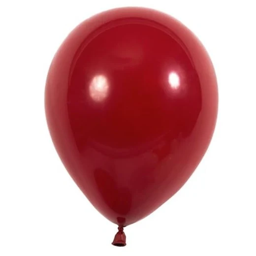 12 darabos lufiszett, Vivimall, standard latex, 13 cm, sötétvörös