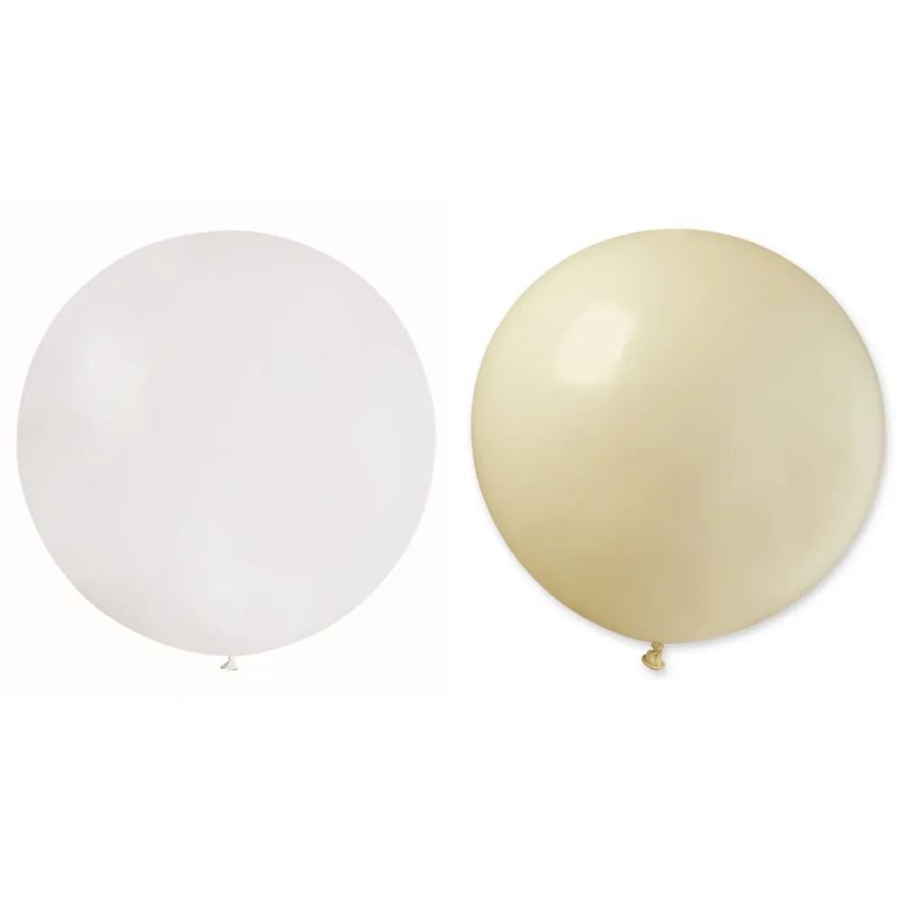 2 db-os latex lufi készlet, 90 cm, fehér és 35 g