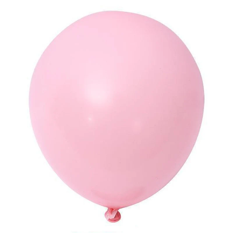 12 db-os léggömb készlet, Vivimall, Macaroon Latex, 30 cm, Rózsaszín