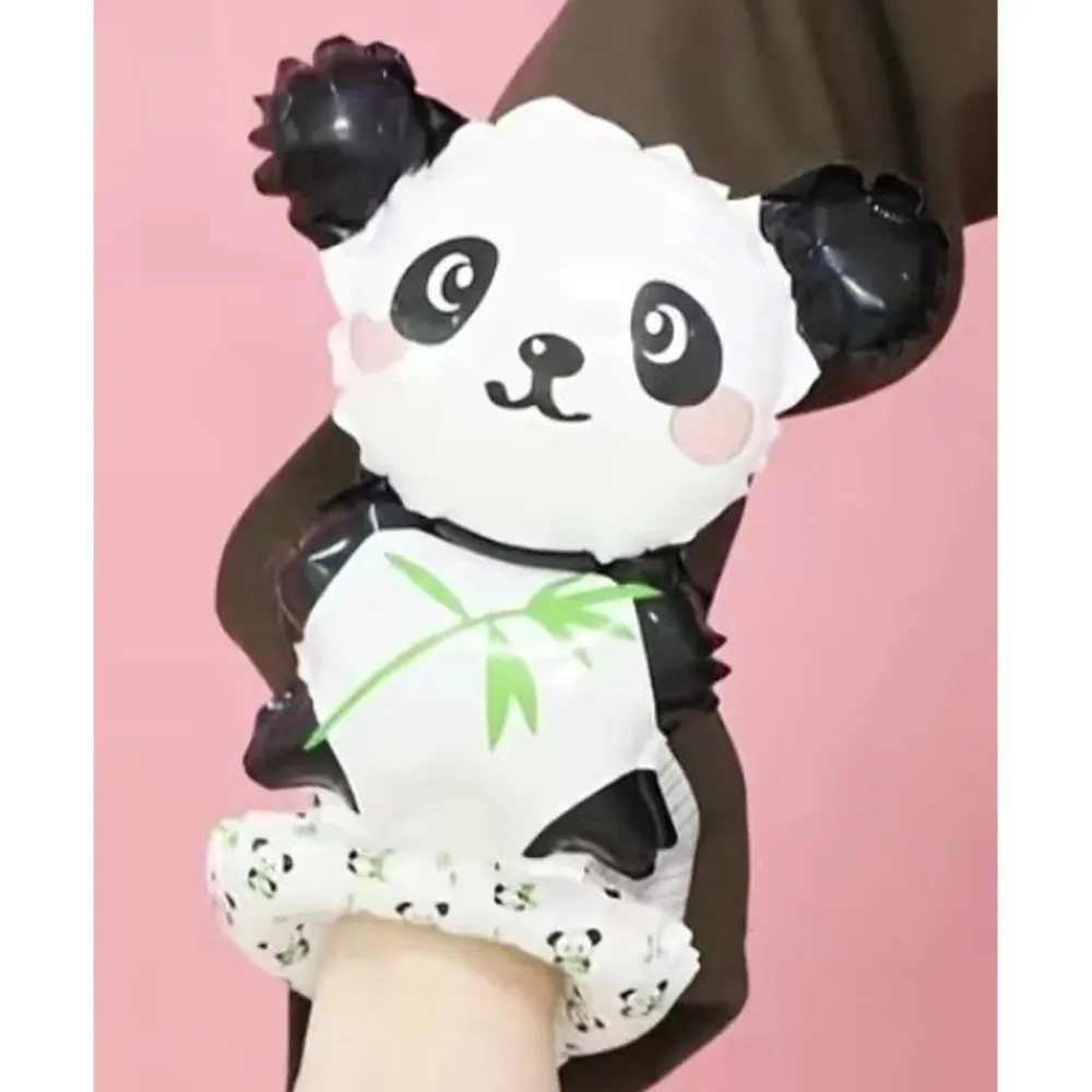 Fólia Lufi, Vivimall, Állatfigurák, Karkötő Típusú, Panda Mintás, 13 x 35 cm, Egyedi Csomagolás, Szívószál Mellékelve, Lev...