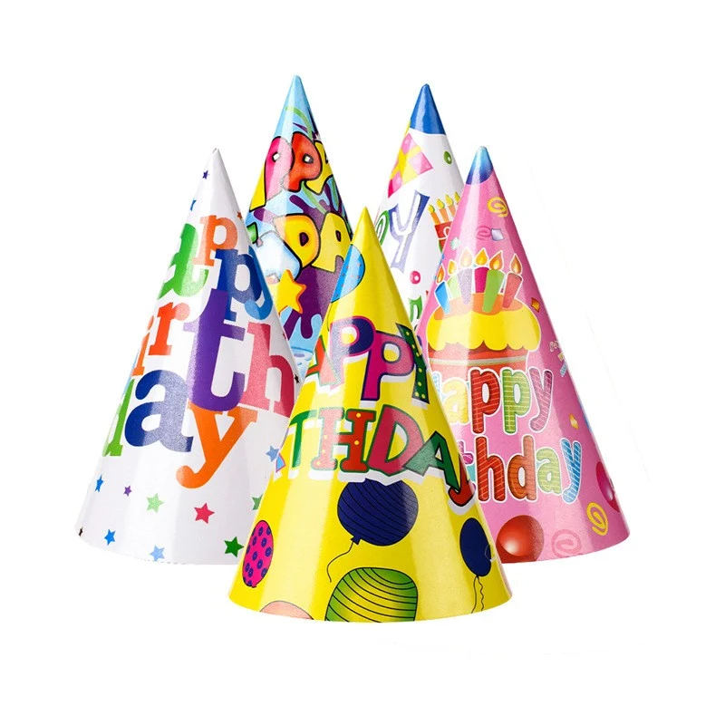 6 db Happy Birthday bulisapka, Vivimall, válogatott mintákkal, partira, születésnapi témájú, többszínű