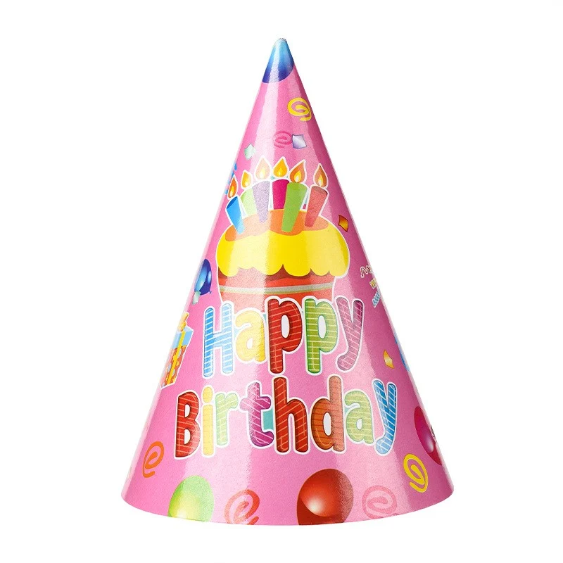 6 db Happy Birthday bulisapka, Vivimall, válogatott mintákkal, partira, születésnapi témájú, többszínű