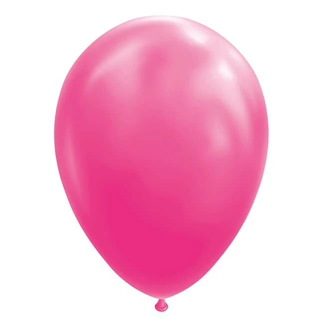 12 léggömb, Vivimall, standard latex, 25 cm, rózsaszín